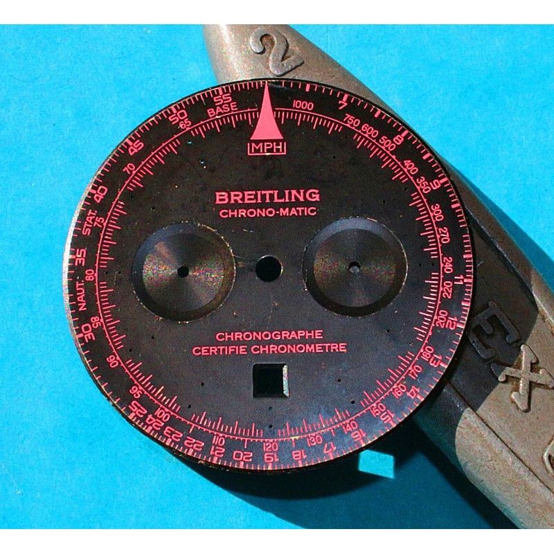 BREITLING BLACK NAVITIMER CHRONO-MATIC VINTAGE WATCH PART DIAL