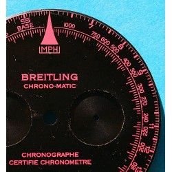 BREITLING BLACK NAVITIMER CHRONO-MATIC VINTAGE WATCH PART DIAL