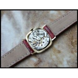 Rolex Fourniture horlogère Montres Cellini Ref.4081 Rare Cadran Rouge Contrasté Ø27mm 