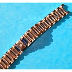 UNIVERSAL GENEVE Rare Discontinued MidSize Watch Bracelet Gold plated Links 18mm 