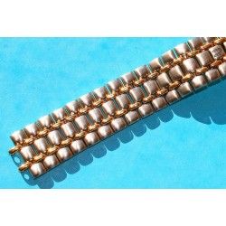 UNIVERSAL GENEVE Rare Discontinued MidSize Watch Bracelet Gold plated Links 18mm 