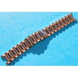 UNIVERSAL GENEVE Rare Discontinued MidSize Watch Bracelet Tutone Ssteel Rose gold 18kt Links 17mm 