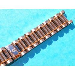 UNIVERSAL GENEVE Rare Discontinued MidSize Watch Bracelet Tutone Ssteel Rose gold 18kt Links 17mm 