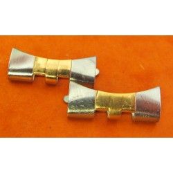 2x ENDLINKS 455 bracelet JUBILEE OR ACIER 20mm embouts accessoires