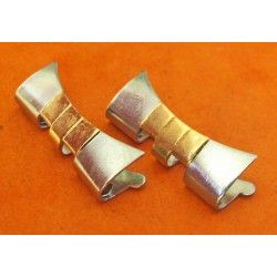 GENUINE 455 ROLEX SOLID 14K YELLOW GOLD 20MM HEAVY LINK BAND END PIECES TUTONE ACCESSORIES