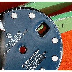 Rolex Factory Mint Glossy Black watch dial 16800, 168000, 16610 Submariner date Black Index Luminova cal 3035, 3135