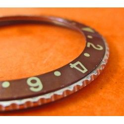 VINTAGE BROWN ROTATING BEZEL & INSERT ROLEX OLDER GMT 1675 16750 BROWN