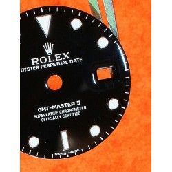 ♕ROLEX♕ Vintage 16760, 16710 cadran noir brillant Luminova montres GMT MASTER II cal auto 3175 