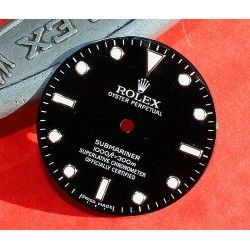 Rolex Factory Glossy Black watch dial 16800, 168000, 16610 Submariner date Black Index Luminova cal 3035, 3135