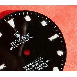 Rolex Factory Glossy Black watch dial 16800, 168000, 16610 Submariner date Black Index Luminova cal 3035, 3135