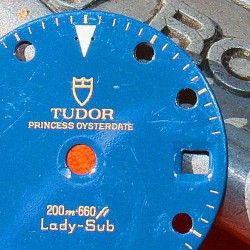 Tudor Cadran Bleu Ø17.70mm Dames montres Lady Submariner Princess Oysterdate