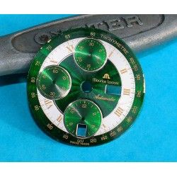 MAURICE LACROIX Fourniture horlogère Rare Cadran Vert Chronographe & Date de montres hommes