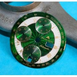 MAURICE LACROIX Fourniture horlogère Rare Cadran Vert Chronographe & Date de montres hommes