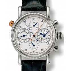 CHRONOSWISS Alfred Rochat & Fils Phase de Lune, Rare Cadran fourniture horlogère de montres vintages cal valjoux 7750