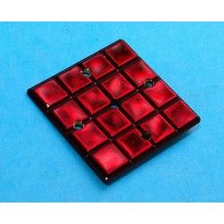 Chopard BE MAD ref 12/7780 Rare Cadran Cubique, cubes montres dames en résine couleur rouge métal