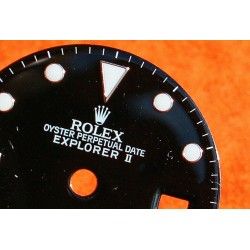 ROLEX USED OYSTER PERPETUAL OYSTER EXPLORER II 16570, 16550 CAL 3185, 3186 BLACK DIAL FOR RESTORE
