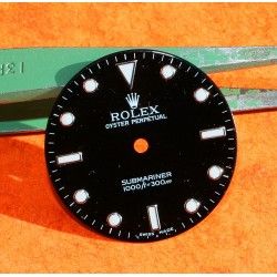 Rolex Rare pièce détachée Cadran Luminova SWISS MADE de montres de plongées Submariner sans date 14060, 14060M cal 3000