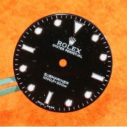 Rolex Rare pièce détachée Cadran Luminova SWISS MADE de montres de plongées Submariner sans date 14060, 14060M cal 3000