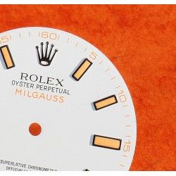 Rolex Fourniture pièce détachée montres Rare Cadran Blanc montres MILGAUSS 116400 Cal 3131