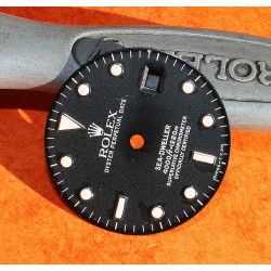 ROLEX GENUINE 16660, 16600 WATCH PART BLACK GLOSSY DIAL SEA-DWELLER CAL 3035 3135 MOVEMENT LUMINOVA SWISS MADE