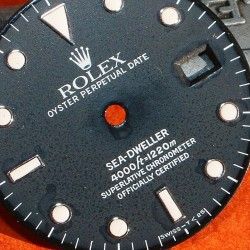 ROLEX RARE CADRAN MAT EXOTIQUE 16660, 16600 MONTRES SEA-DWELLER TRIPLE SIX SEA DWELLER TRITIUM T25