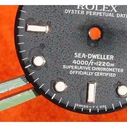 ROLEX RARE CADRAN MAT EXOTIQUE 16660, 16600 MONTRES SEA-DWELLER TRIPLE SIX SEA DWELLER TRITIUM T25