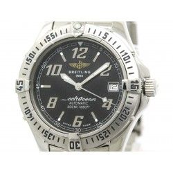 BREITLING ref A64050 CADRAN MONTRE Colt Ocean Quartz 500M-1650ft COULEUR NOIR