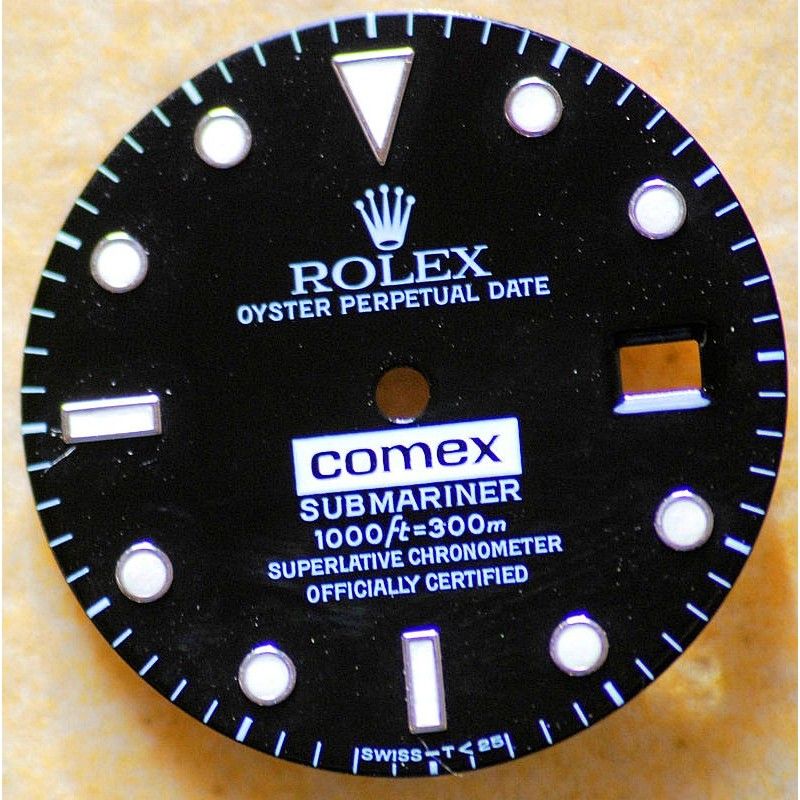 ROLEX SUBMARINER COMEX GLOSSY DIAL 16800 168000