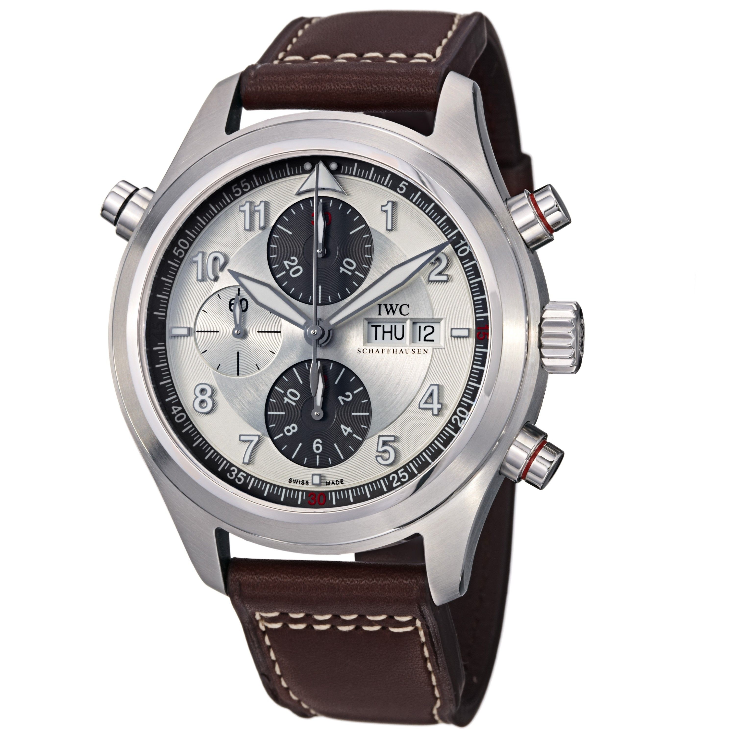 IWC Genuine Discontinued Rare Big Pilot 5002, 5004, 5009 Calfskin Watch ...