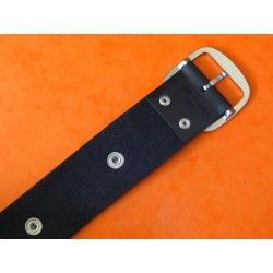 BLACK 20mm / 34mm LEATHER STYLE BUND STRAP PAUL NEWMAN LOOK ROLEX DAYTONA 6263 6241 6262 6263 16520