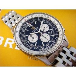 Breitling Limited Preowned Black Watch Dial Navitimer 50th Anniversary ref A41322 Cal Valjoux