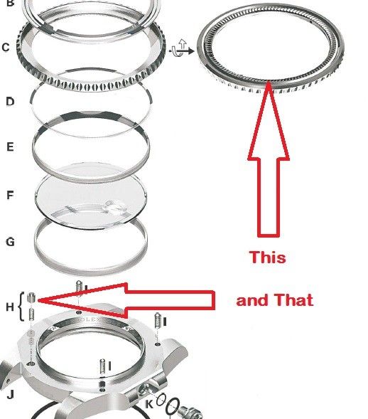 rolex submariner bezel spring