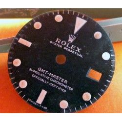 Vintage Rolex 1675 cadran tritium patiné GMT MASTER