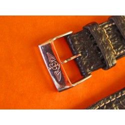 VINTAGE LEATHER BREITLING BRACELET 20mm