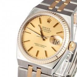 ROLEX OYSTERQUARTZ TUTONE GOLD SSTEEL USED WATCH BRACELET ref 17013-18 fits on 17013, 17014, Datejust