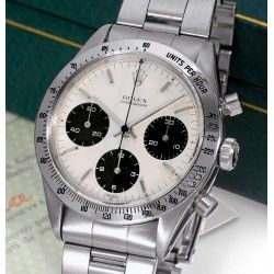 Rolex Lunette Acier tachymètre Montres vintages Paul Newman Daytona 6265, 6262, 6239