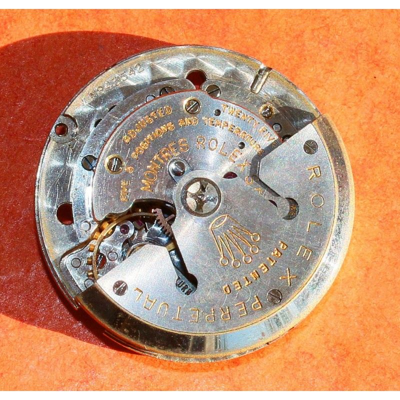 Rare 1950s Rolex Watch Calibre B 1055 Movement 25 Jewels Models: 6510, 6511, 6611, 6612, 6613