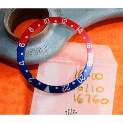 Rolex GMT Master watch Faded PEPSI Blue & Pink Red color S/S 16700, 16710, 16760 Bezel 24H Insert Part