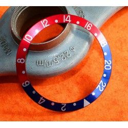 Rolex GMT Master watch Faded PEPSI Blue & Pink Red color S/S 16700, 16710, 16760 Bezel 24H Insert Part