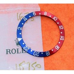 Rolex Vintage N.O.S Factory 1675, 16750 GMT Master Blue/Red PEPSI color Bezel watch 24H insert, Bicolor inlay
