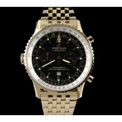 BREITLING EXOTIC BLACK NAVITIMER CHRONO-MATIC VINTAGE WATCH PART PINK-RED DIAL