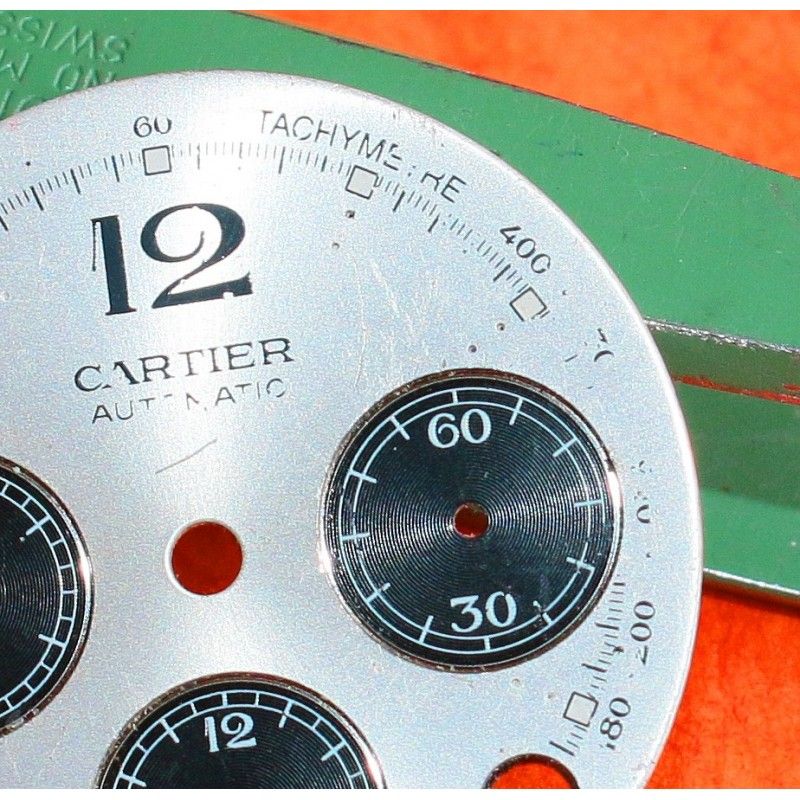 Cartier W31049M7 Pasha 35mm GMT Automatic Rare Watch Black Dial part for sale