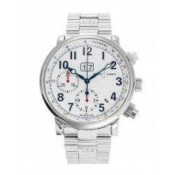 Ulysse Nardin Collection Marine Annuel Chronograph White Dial Stainless Steel 40mm Ref 513-22 Cadran blanc de montres