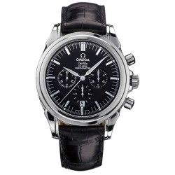 OMEGA PREOWNED SEAMASTER AQUA TERRA WATCH BLACK DIAL SWISS STEEL WATCH