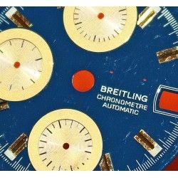 Breitling Chronomat 18K Gold/SS Preowned watch Dark Blue Dial Part Ref D13352 Cal Auto