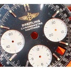 Breitling Genuine & Rare Watch part Navitimer A23322 Black Dial CHRONOGRAPH