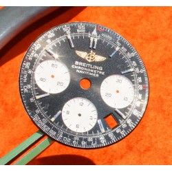 Breitling Genuine & Rare Watch part Navitimer A23322 Black Dial CHRONOGRAPH