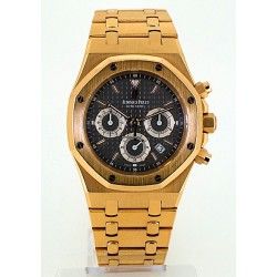 Audemars Piguet Royal Oak Chronograph 39mm Rare Cadran Luxe or Rose & Gris anthracite ref 25960, 25960or.oo.1185or.03