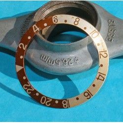 ROLEX VINTAGE FADED INSERT ROOTBEER BITONS MONTRE GMT MASTER 1675, 16753, 1675-3, 16758, 1675-8