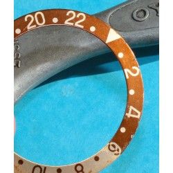 ROLEX VINTAGE FADED INSERT ROOTBEER BITONS MONTRE GMT MASTER 1675, 16753, 1675-3, 16758, 1675-8